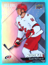 2024-25 Upper Deck Allure Glitter Bomb Rookie Card Scott Morrow #146 Carolina. rookie card picture