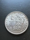 1890 AU MORGAN SILVER DOLLAR 90% SILVER $1 US COIN - REAL BEAUTY! Clean! F78