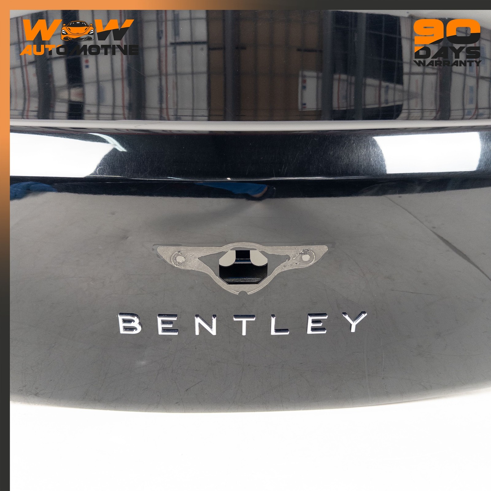 12-17 BENTLEY CONTINENTAL GT COUPE REAR TRUNK LID PANEL ASSEMBLY BLACK OEM