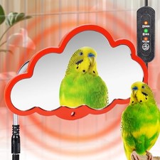 Bird Cage Heater for Cage Parrot Parakeets Cockatiels Bird Warmer with Orange