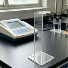 Reusable Transparent Acrylic Syringe Holder Stand for Lab and Home Storage