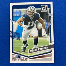 Micah Parsons 2023 Donruss Card #78 NFL Dallas Cowboys