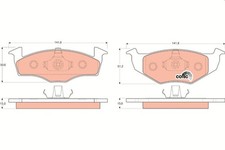 Bremsbelagsatz Vorne für VW Golf 3 Kombi Lupo I Polo Limo Vento Seat 96-02