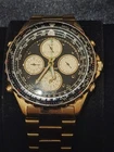 Vintage Seiko Flightmaster 7T34-6A09 Quartz Chronograph Men's Watch