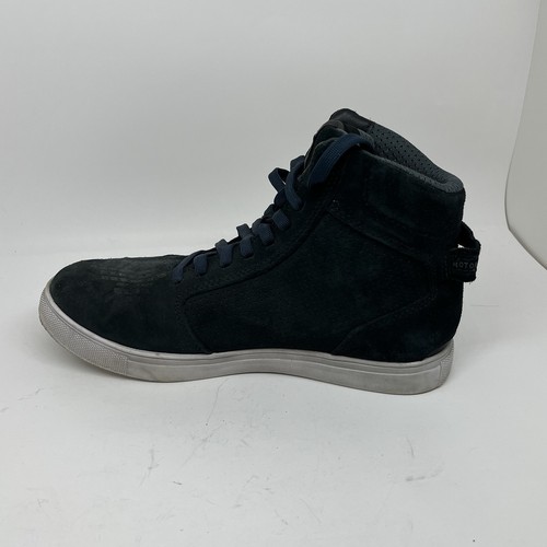 SHIMA SX-2 EVO Motorcycle Shoes Women’s Sz EU 41 US 9.5 Navy Blue Black Suede - Bild 12 von 20