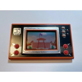 NINTENDO GAME AND & WATCH FIRE ATTACK Wide Screen1982 Direct From Japan