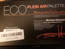 Eco Plein Air Painter's Palette, For Outdoor Painting,  Can Slip In Bag.