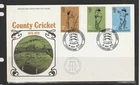 GB FDC 1973 Cricket, County Cricket Centenary Chelmsford cancel, Unaddressed