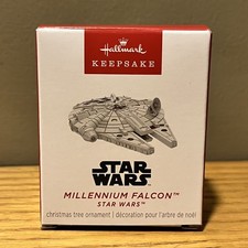 2024 Miniature Millennium Falcon Star Wars Hallmark Keepsake Ornament New MINI