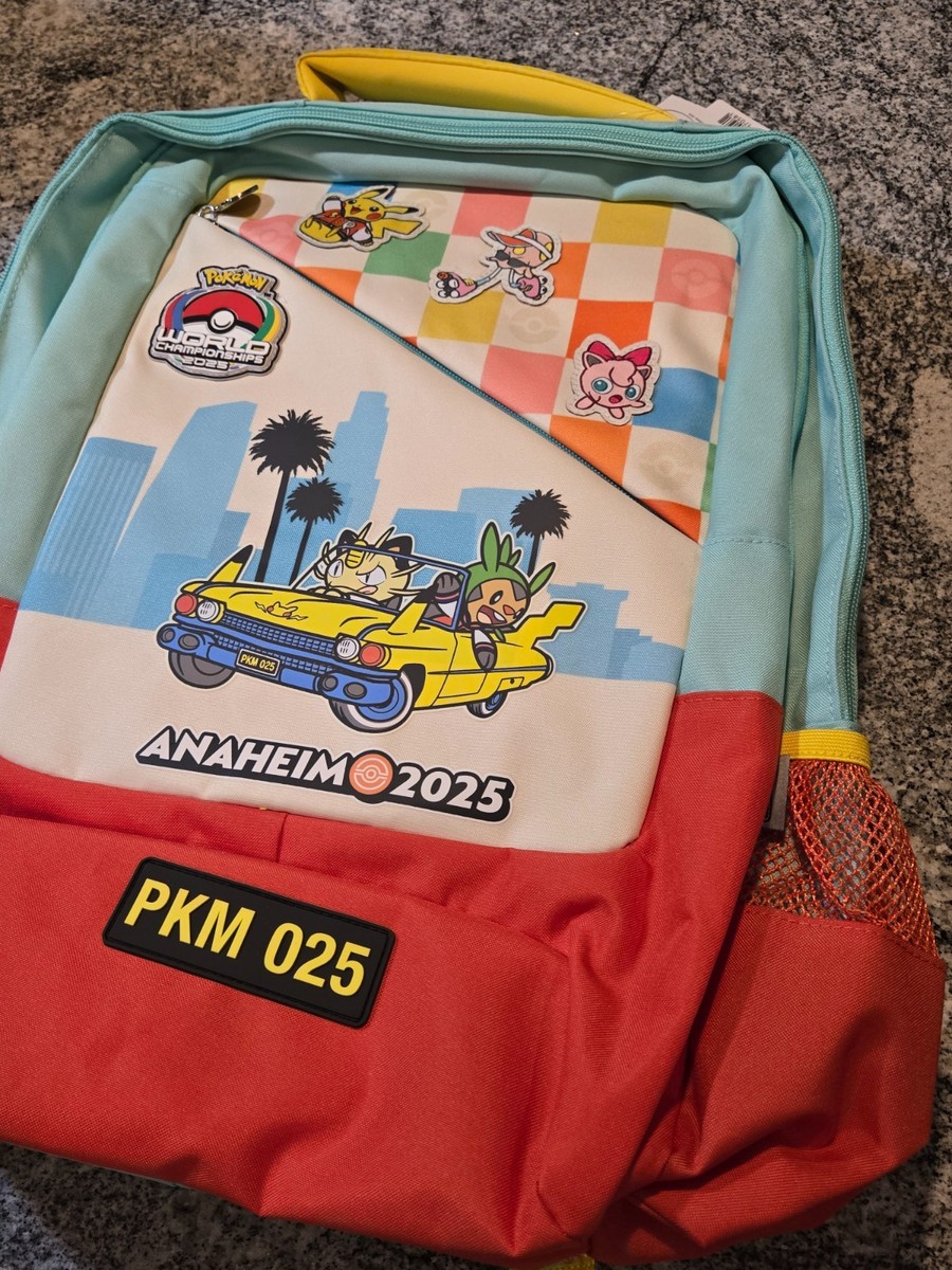 Anaheim 2025 Pokemon World Championships Backpack Back Pack