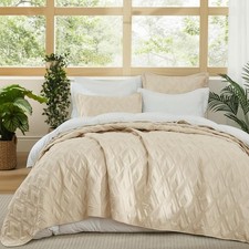 Quilt Bedding Full Soft Lightweight Bedspread Coverlet All Seasons 92"x96 Queen