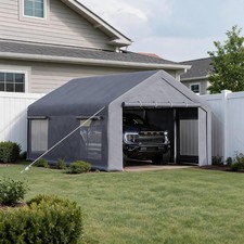 10x20 Ft Heavy Duty Carport Canopy Car Shelter Garage Outdoor Party Shed Tent 10x20 Ft Heavy Duty Carport Canopy Car Shelter Garage Outdoor Party Shed Tent