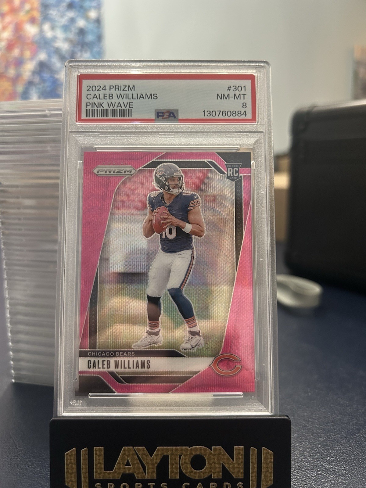 Caleb Williams 2024 Prizm #301 Pink Wave Price Guide - Sports Card