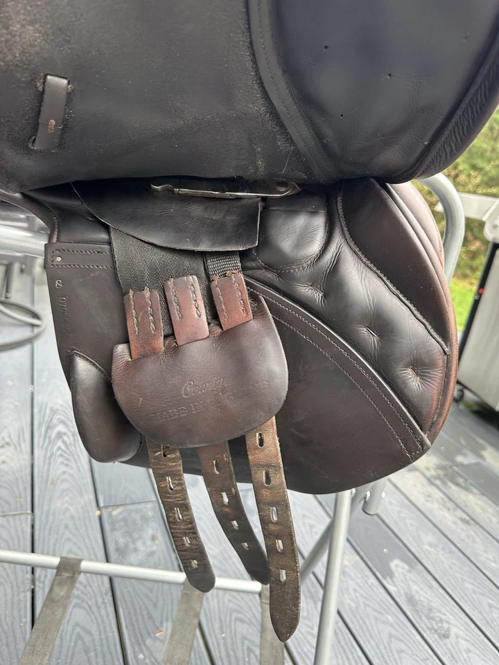 Sillín de salto de lana de contacto cercano County Stabilizer 18 N (medidas MW) Foto 4 de 4