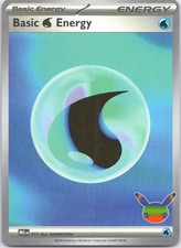 BASIC WATER ENERGY (BLUE BORDER) POKEMON MY FIRST BATTLE LIGHTLY PLAYED