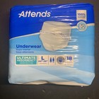 ATTENDS Adult Underwear Diapers Pull Ups LARGE 44"-58" Maximum Absorbency 18 Ct