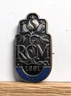 Vintage SILVERED & ENAMEL Royal College of Midwives BADGE, Pin - PA Mitchell