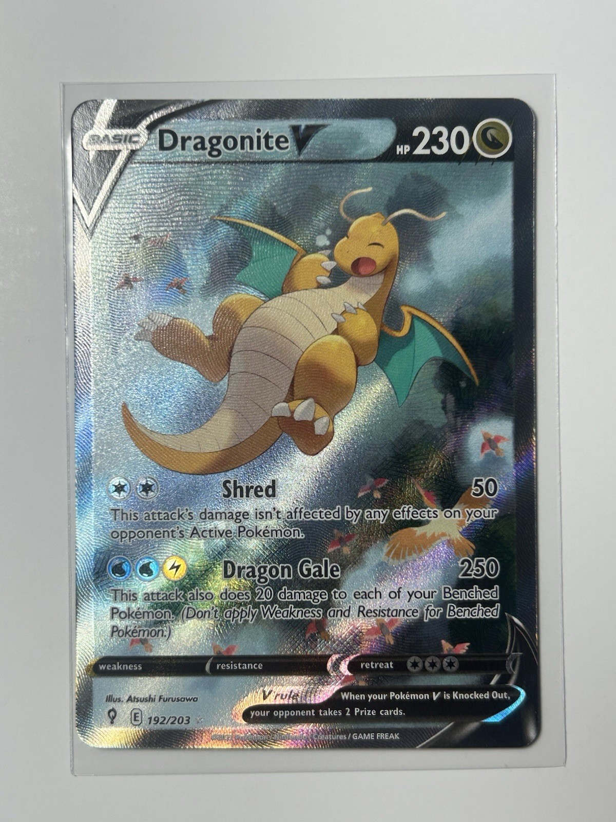 Dragonite V (Alternative Full Art) - Ultra Rare - 192/203 - Evolving Skies - NM
