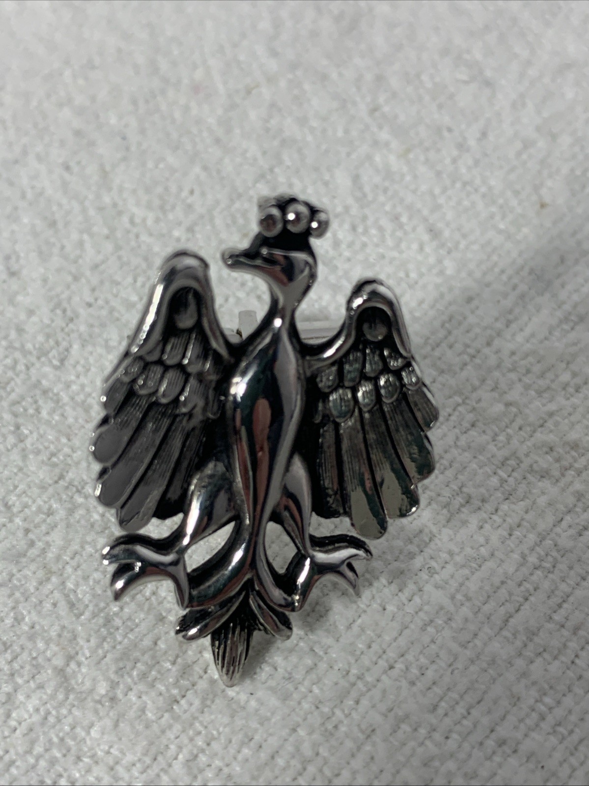 Swank Polish Eagle Cuff Links Features Crowned Ea… - image 10