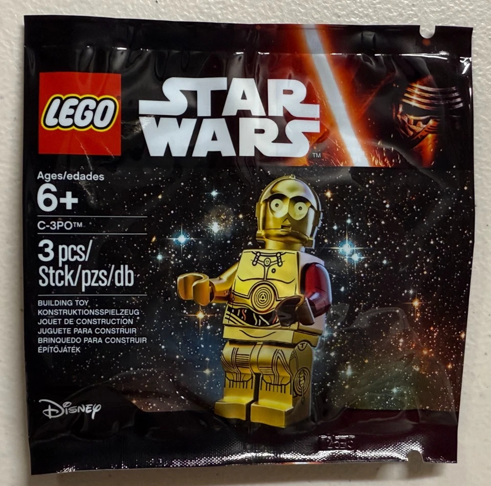 LEGO Star Wars 5002122 & 5002948 TC-4 & C-3PO with Red Arm Sealed Polybags - Image 3 of 4