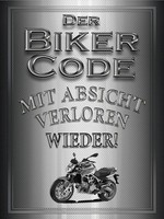 Holzschild 40X30 Cm Motorrad Biker Code Mit Absicht Deko Geschenk Holz Schild
