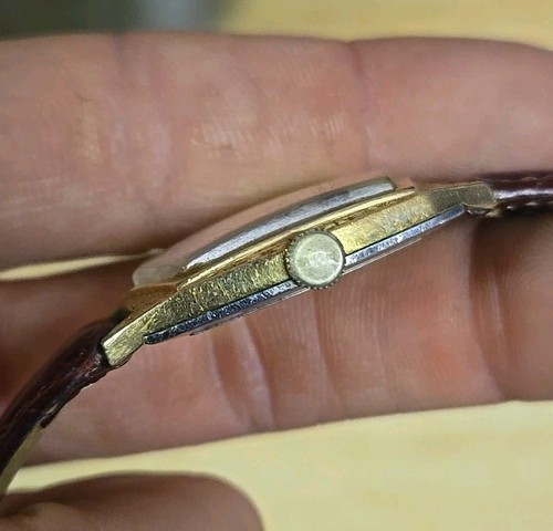 Rare 1965 Mens Bulova Senator 1 Watch Running Textured Dial - Picture 5 of 11