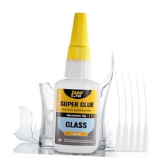 Glass Super Glue Clear 30 Gram, Thin Superglue Repair 1oz-Thin Glass Glue