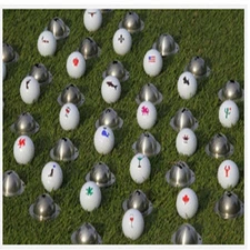TIN CUP BALL MARKERS & CUSTOM ALIGNMENT TOOL - EXPRESS YOURSELF - FREE GIFT