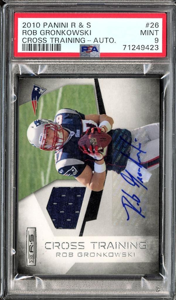 Rob Gronkowski Panini Rookies & Stars Cross Training #26 Autograph