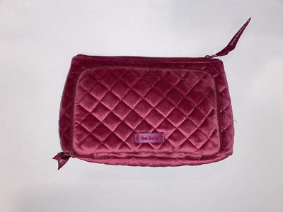 Vera Bradley Majestic Magenta Pink Compact Organizer Quilted