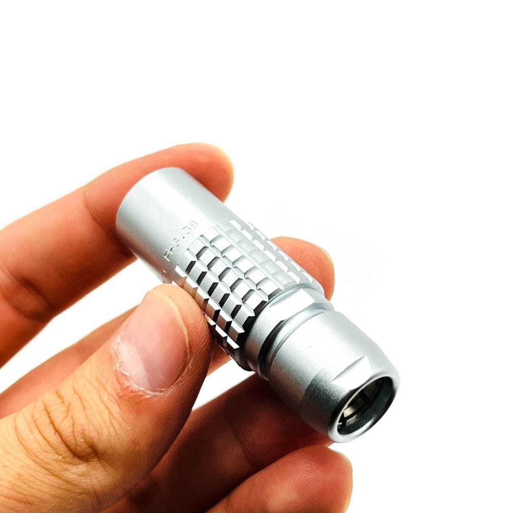 Lemo Swiss B Series 12 Contact Straight Plug Female Connector PHG
