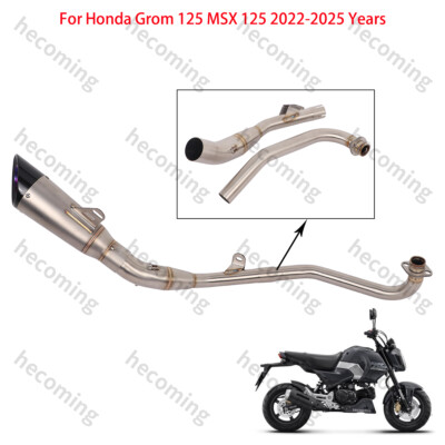 Grom 125 Exhaust Muffler System Pipe For Honda Grom Msx 125 2022-2025 Loud