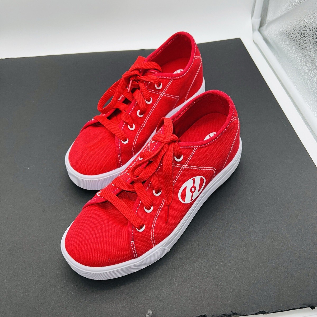 Heelys Pro 20 Men\'s Red Roller Skate Shoes HES10456 US Size 7 Like New Heelys Mens Pro 20 HES10456 Red Roller Skate Shoes Lace Up  main image 3