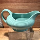 Fiesta Sea Mist Open Sauce Gravy Boat Discontinued HLC Fiestaware Homer Laughlin