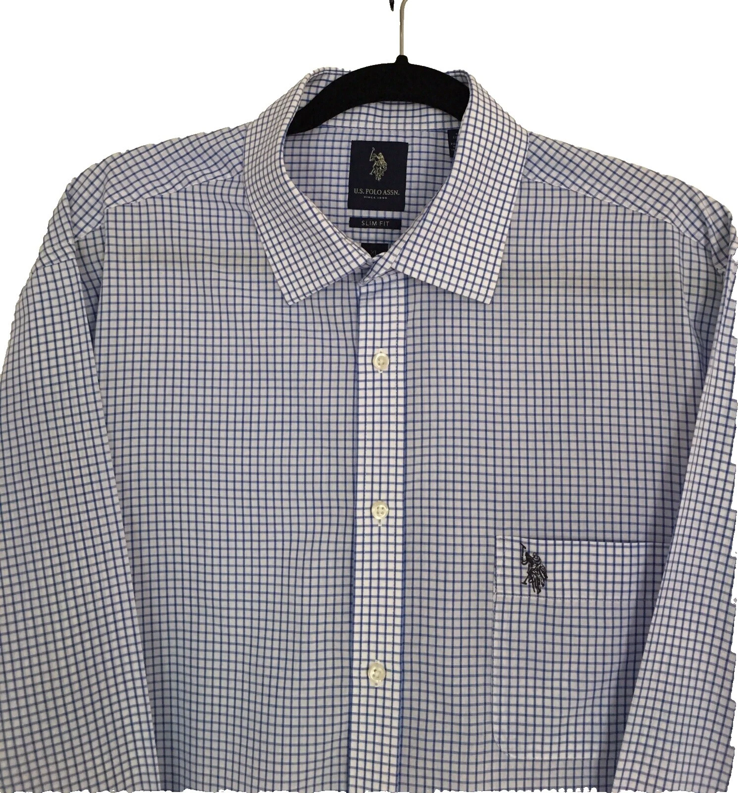 Mezcla de algodón US Polo Assn. Multicolor Camisas de vestir para hombres