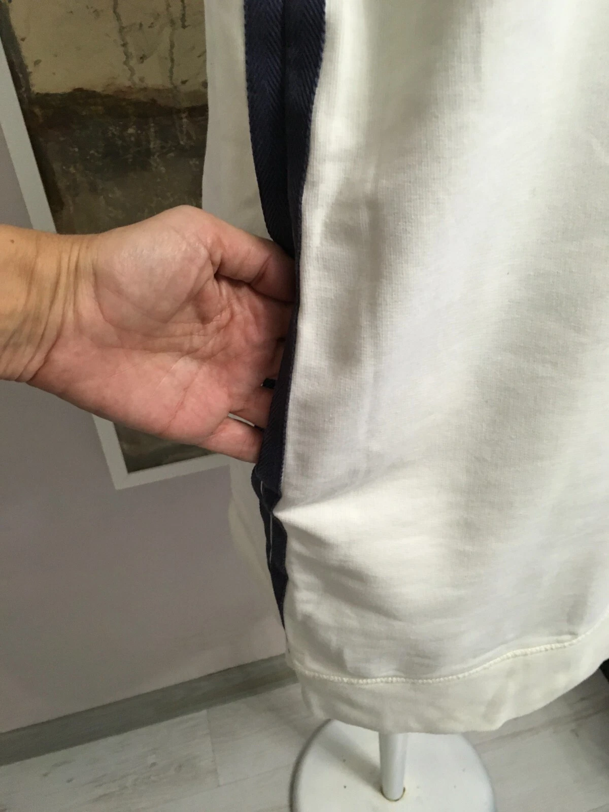 Acne Studios Atlas tunica corta SS14 cotone bianco XS