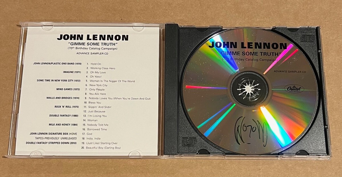 John Lennon - Gimme Some Truth RARE promo advance CDr '10 | eBay