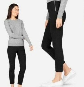 side zip ponte pants