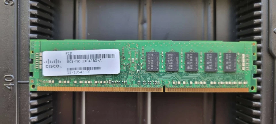 LOT OF 24 Modules! CISCO UCS-MR-1X041RX-A 4GB PC3L-10600R DDR3-1333 1RX4 ECC - Image 3 of 3