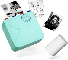 Phomemo M02S Mini Thermal Photo Printer Bluetooth Mobile Label Maker 300dpi US