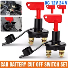 2X 12V Battery Isolator Disconnect Cut Off Power Kill Switch for Car Truck Boat