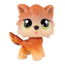 LPS #2141 Timber Wolf Green Eyes Blond Animal Collecton Cute Kids Gift