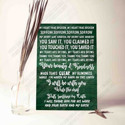 Hibs, während der Häuptling Sonnenschein auf Leith setzt Lyrics Hibernian Fan Holztafel