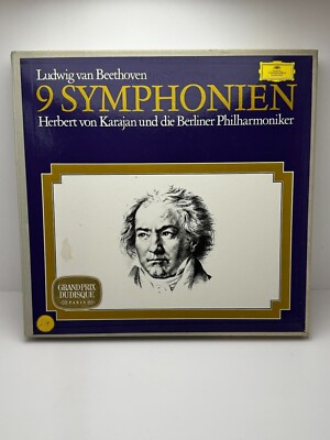 Ludwig van Beethoven - ''9 Symphonien'' - Karajan - 8 LP Box-Set