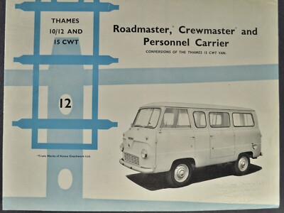 Ford Thames Vans Cars 1961 Ford Thames 15 Cwt Passenger Van
