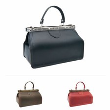 Doktortasche aus Leder | Hebammentasche SANTA MARIA | Handtasche Damen