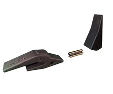 1 Excavator / Backhoe Bucket Weld On Shank, Tooth & Pin- 230, D51750, TF23D