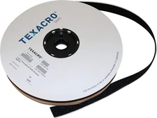 Velcro USA TEXACRO Adhesive-Backed Loop-Side Only: 1" x75 ft. Black