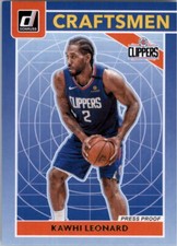 2020-21 Donruss Craftsmen Press Proof #5 Kawhi Leonard - NM-MT