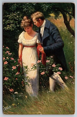 Tucks Oilette Moderne Meister Hermann & Dorothea Lovers Stroll C1907 G11